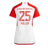 Zenski Nogometni Dres Bayern Munich Thomas Muller #25 Domaci 2023-24 Kratak Rukav